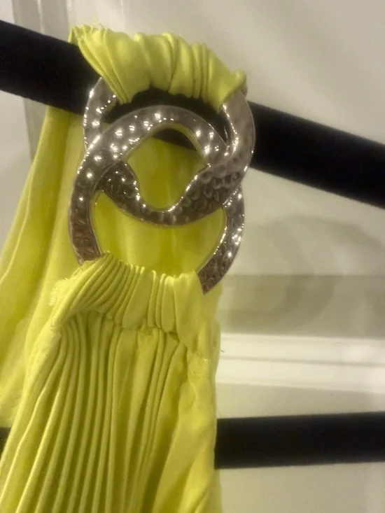 White House Black Market Pleated One-Shoulder Dress – Size 4 - Picture 3 of 7